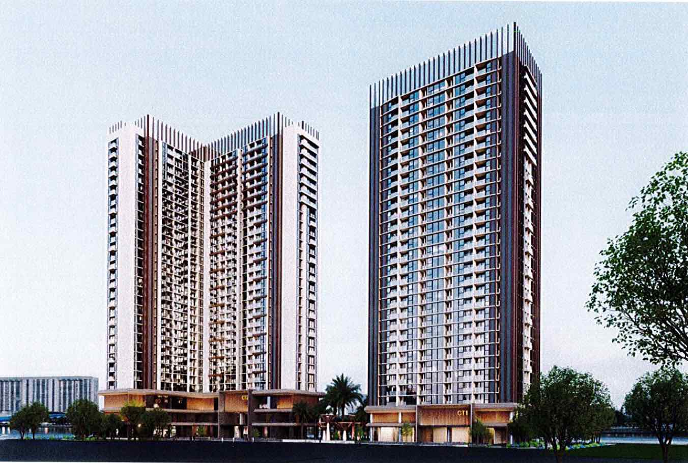 El colectivo Truong Dinh fue renovado en 2 edificios de apartamentos de un máximo de 30 pisos de altura. Foto: Instituto de Planificación de la Construcción de Hanoi