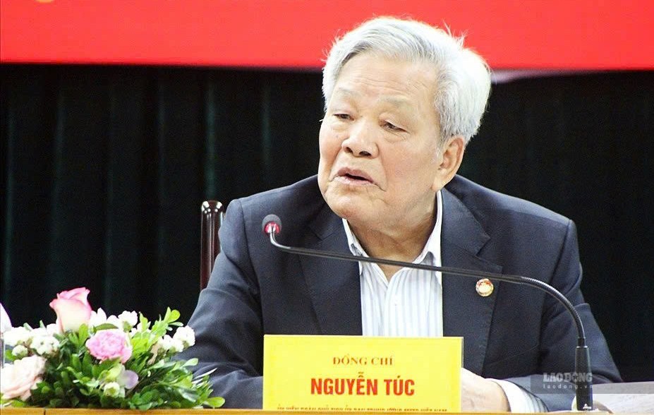 Ông Nguyễn Túc - Ủy viên Đoàn Chủ tịch, Chủ nhiệm Hội đồng tư vấn về Văn hóa - Xã hội, Ủy ban Trung ương Mặt trận Tổ quốc Việt Nam. Ảnh: Trần Vương