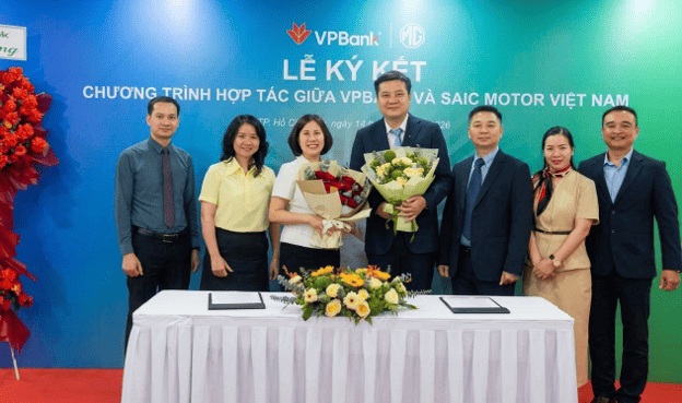 VPBank trở thành đối tác ưu tiên cung cấp các giải pháp tài chính dành cho khách hàng mua xe MG. Ảnh: MG Việt Nam