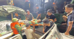 La Guardia Fronteriza de Nghệ An rescata a un tripulante que sufrió un accidente laboral en el mar. Foto: Guardia Fronteriza de Nghệ An