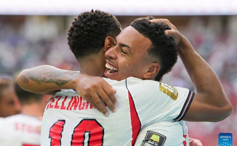 World Cup 2026 schedule on July 16 includes the semi-final match between England vs Argentina. Photo: Xinhua
