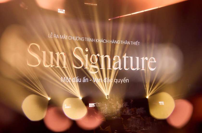 Lễ ra mắt chương trình Sun Signature. Ảnh: NCB