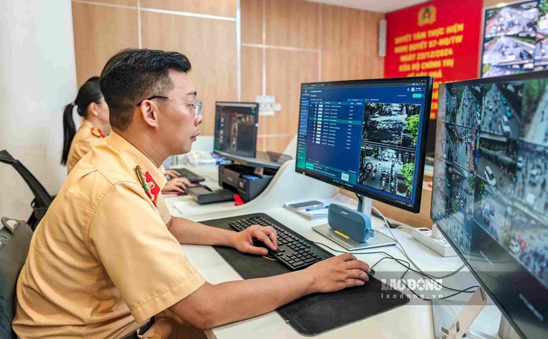 2.650 ôtô, 7.966 xe máy bị phạt nguội qua camera AI ở Hà Nội trong tháng 6.2026