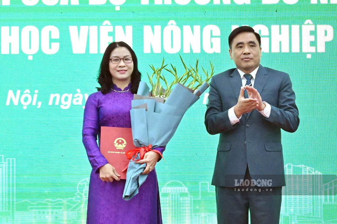 Prof. Dr. Nguyen Thi Lan holds the position of Director of Vietnam National University of Agriculture
