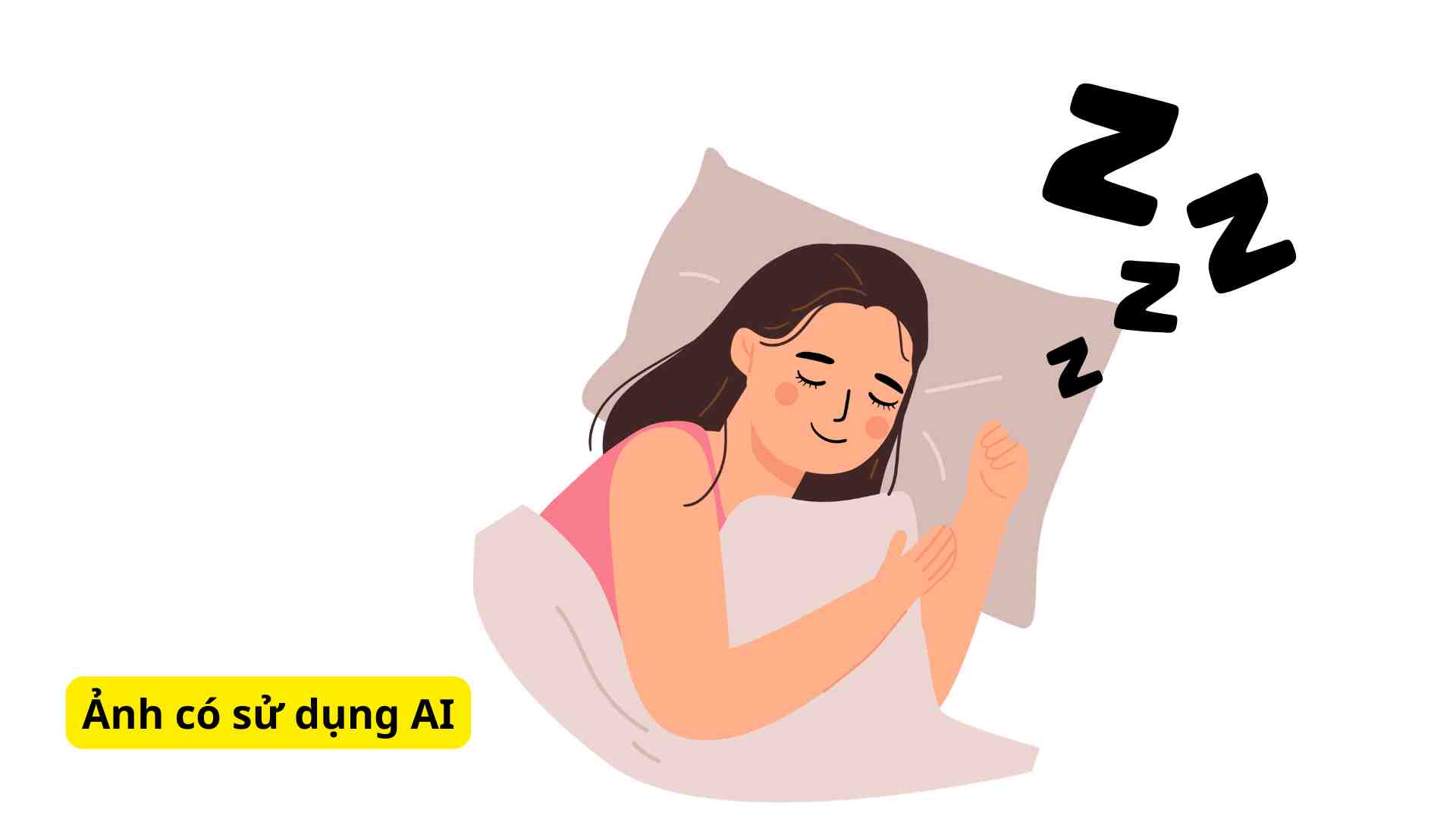 Experts warn that the use of electronic devices before bed is contributing to increasing difficulty falling asleep. Graphic photo: Huong Son/ Photos using AI
