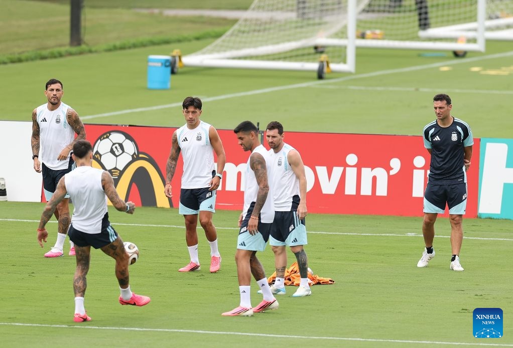 2026 World Cup final schedule between Spain vs Argentina. Photo: Xinhua