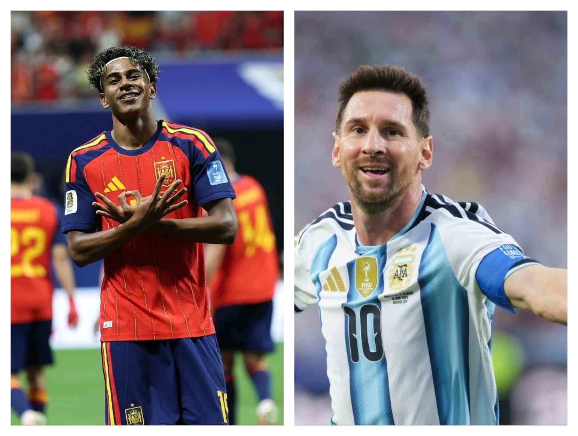 Yamal của Tây Ban Nha và Messi của Argentina tạo nên cuộc đối đầu đáng chú ý tại chung kết World Cup 2026. Ảnh: Xinhua