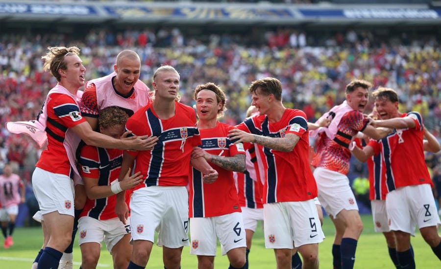 Erling Haaland đã có chuỗi ngày trải nghiệm đầy thú vị tại World Cup 2026. Ảnh: Xinhua