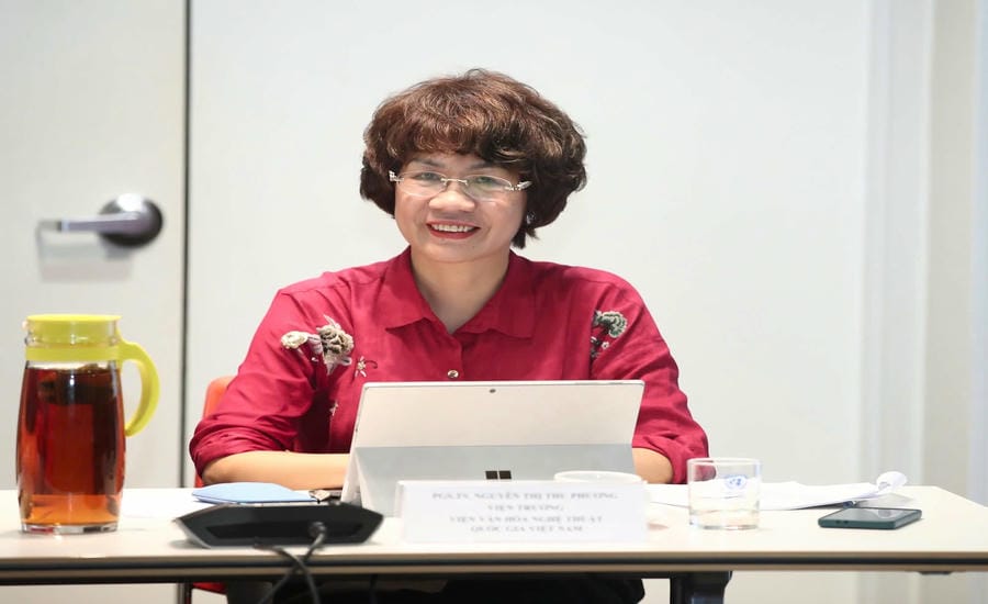 PGS.TS Nguyễn Thị Thu Phương - Viện trưởng Viện Văn hóa, Nghệ thuật, Thể thao và Du lịch Việt Nam. Ảnh: Nhân vật cung cấp