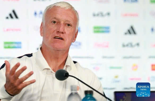 France coach Didier Deschamps.  Photo: Xinhua