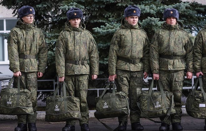El Ministerio de Defensa ruso dijo que la campaña de reclutamiento militar de primavera de 2026 ha terminado oficialmente, con 141.000 ciudadanos llamados para el servicio militar obligatorio. Foto: TASS