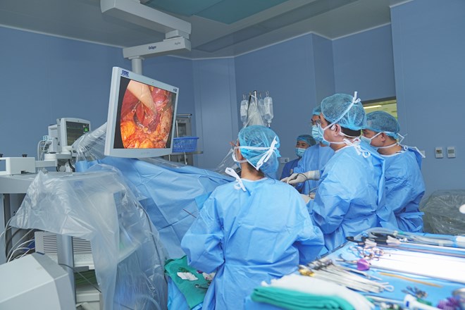 Central Military Hospital 108 is 1 of 20 military medical facilities assigned to determine drug addiction status. In the photo, treatment for patients at Central Military Hospital 108. Photo: Central Military Hospital 108