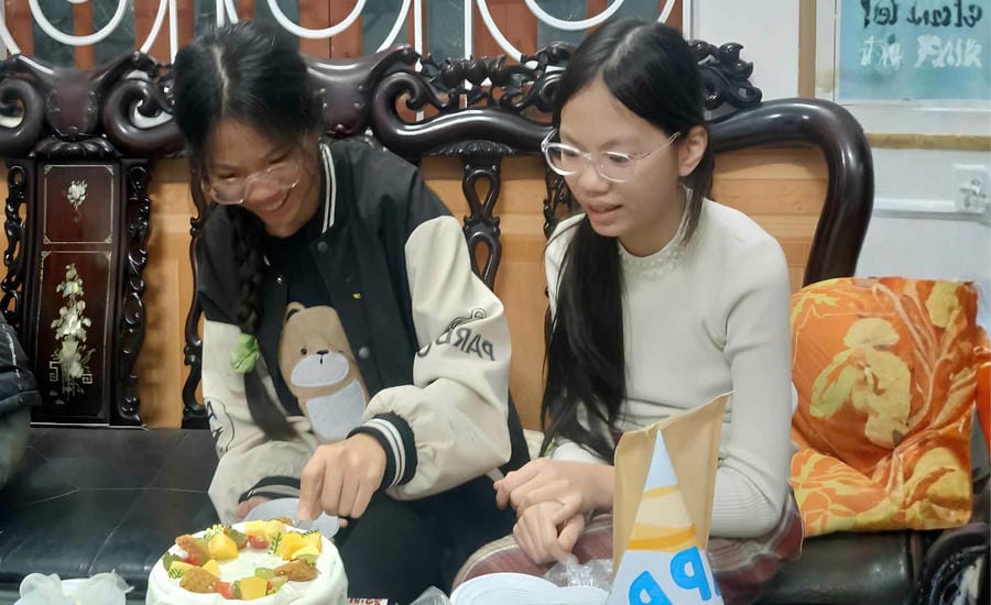 Happy moments with daughter. Photo: Character provided
