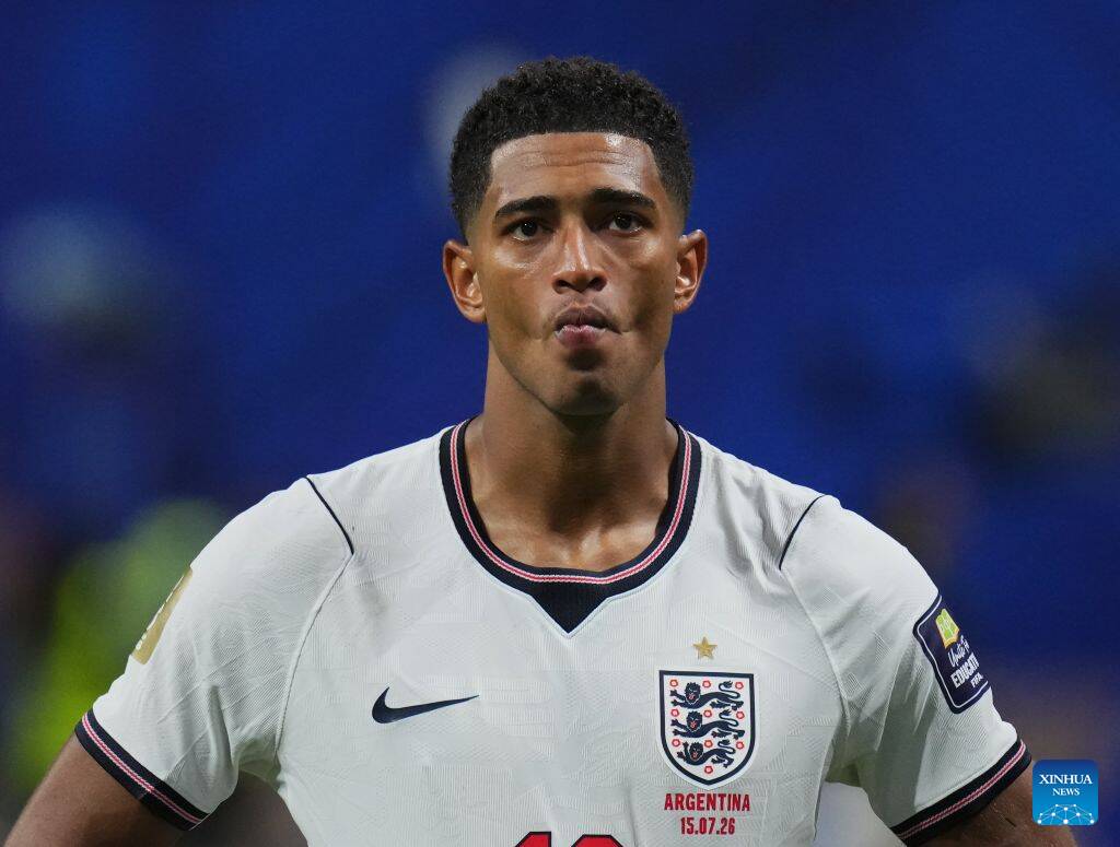 Jude Bellingham still had a memorable World Cup with England.  Photo: Xinhua