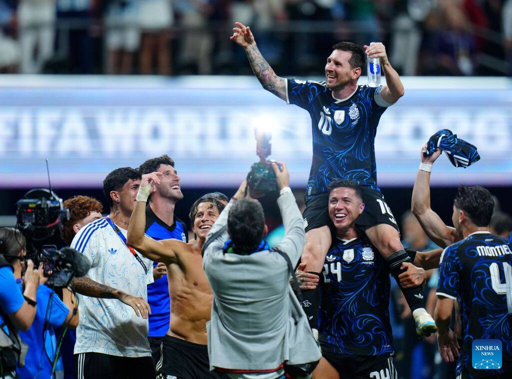 Đẳng cấp của Messi là điều không thể phủ nhận. Ảnh: Xinhua