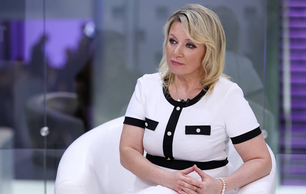 La portavoz del Ministerio de Asuntos Exteriores ruso, María Zajárova. Foto de : TASS