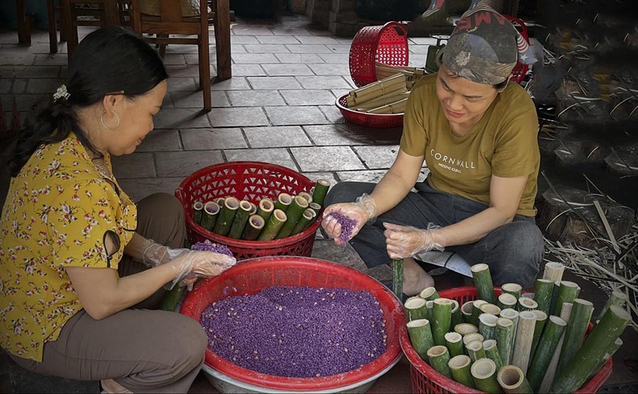 Số hộ và người tham gia làm nghề tại thôn Bản Giác, Bản Đồn (Thái Nguyên) ngày một tăng lên. Ảnh: Cổng TTĐT tỉnh Thái Nguyên