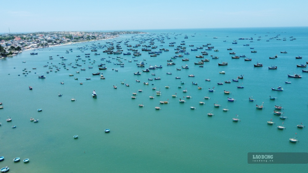 Mui Ne fishing village seen from above. Photo: Duy Tuan