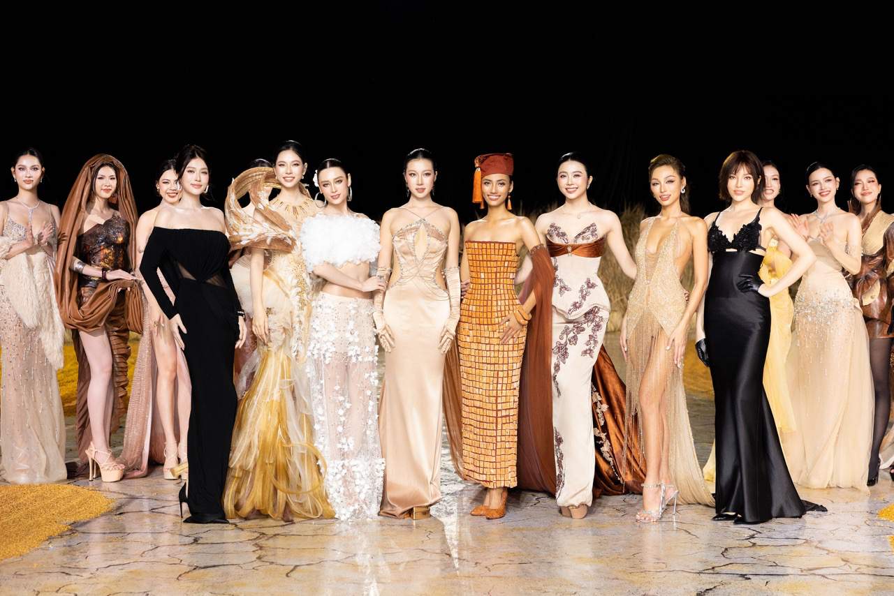 Dàn người đẹp của Miss Grand Vietnam. Ảnh: Sen Vàng.