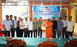 Xà Phiên triển khai mô hình “Chùa bình yên - xóm, ấp an toàn”