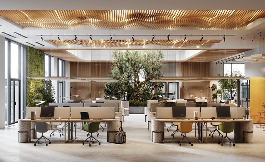 Many businesses prioritize choosing office buildings that achieve green certification. Photo: JLL provided
