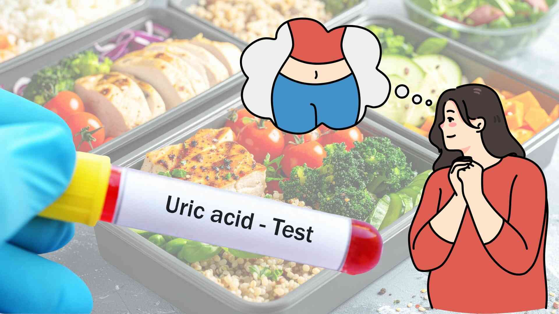 Extreme weight loss fasting can increase uric acid levels and easily cause gout attacks. Graphics: Tra My