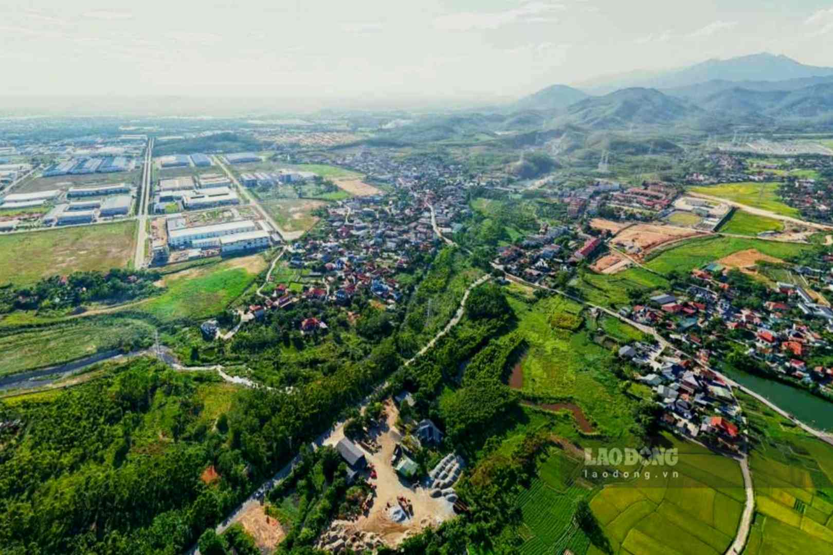 Trung My Primary and Secondary School, Binh Tuyen commune will be built near Dai Lai Lake area, Ba Thien 2 industrial park. Photo: Hai Giang