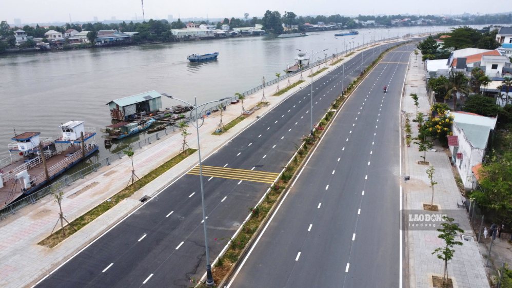 Đường ven sông Đồng Nai đưa vào khai thác đầu năm 2026. Ảnh: Hà Anh Chiến