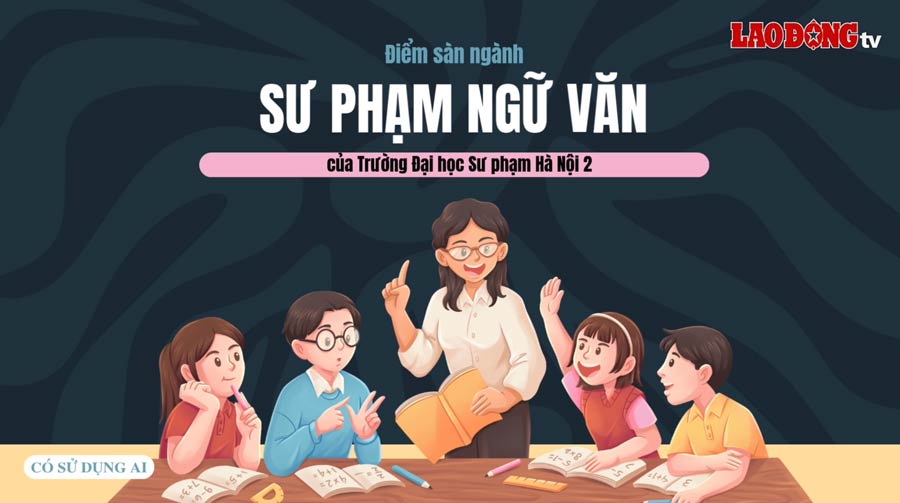Floor score for Literature Pedagogy major of Hanoi Pedagogical University 2