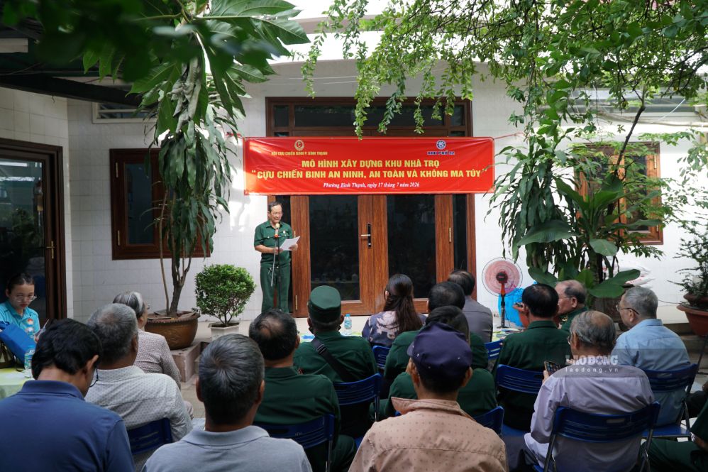 Ra mắt mô hình khu nhà trọ cựu chiến binh an ninh, an toàn, không ma túy