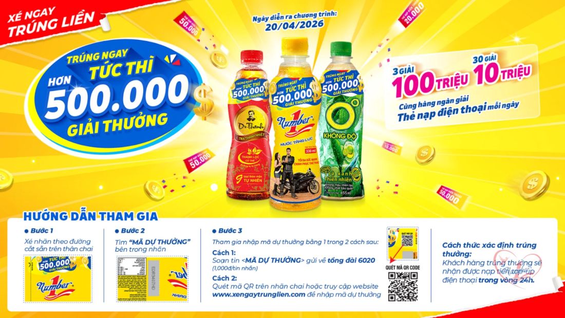 Cách tham gia rất đơn giản giúp mọi người dễ dàng thao tác, tham gia chương trình. Ảnh: Tân Hiệp Phát