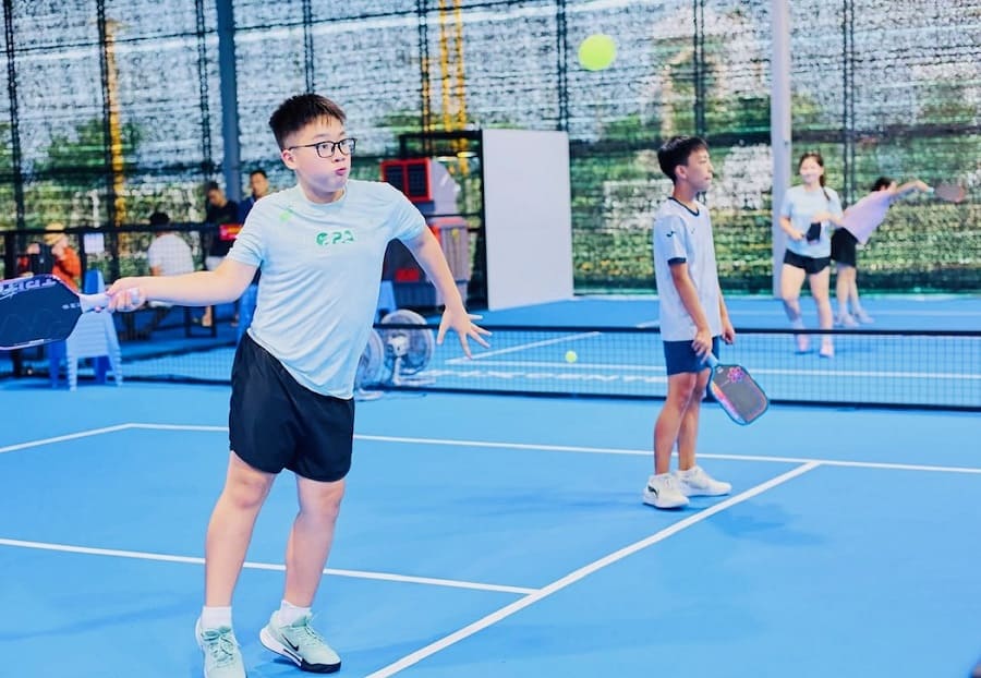 Athletes preparing for the 2026 National Youth Pickleball Championship. Photo: Pickleball Department of Vietnam Sports and Physical Training