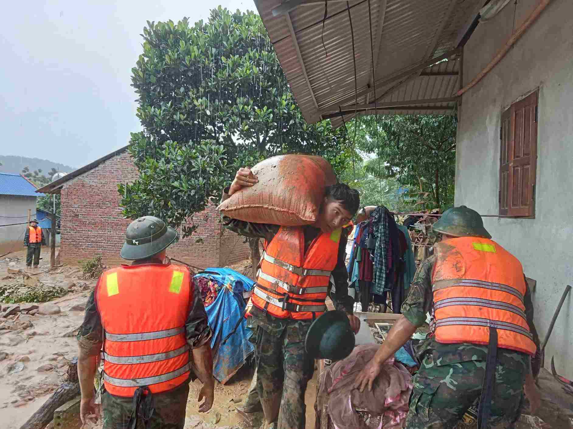 Mường Than đang là địa phương hứng chịu hẩu quả nặng nề. Ảnh: Bộ CHQS Lai Châu