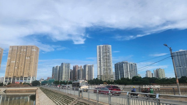 Hồ điều hòa Đồng Bông dần thành hình. Ảnh: Minh Hạnh 