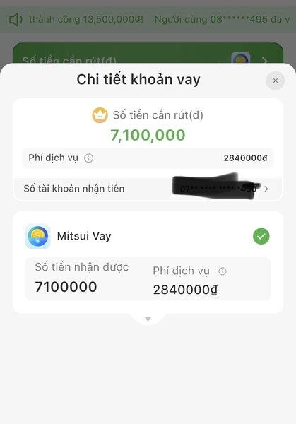 Borrowers through black credit app bear sky-high fees. Photo: Screenshot