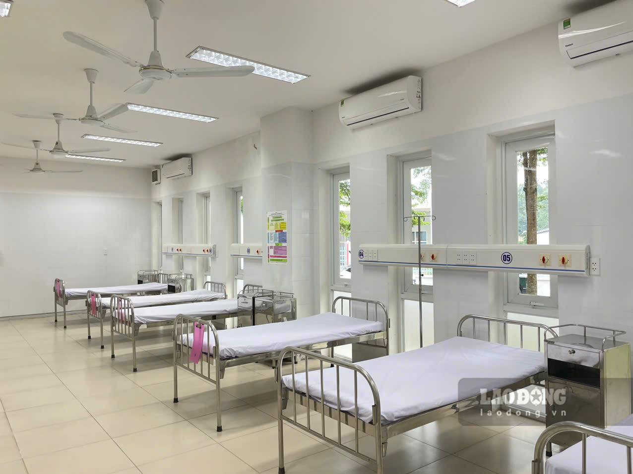 Bệnh viện đi vào hoạt động với quy mô 60 giường bệnh. Ảnh: Đình Trọng