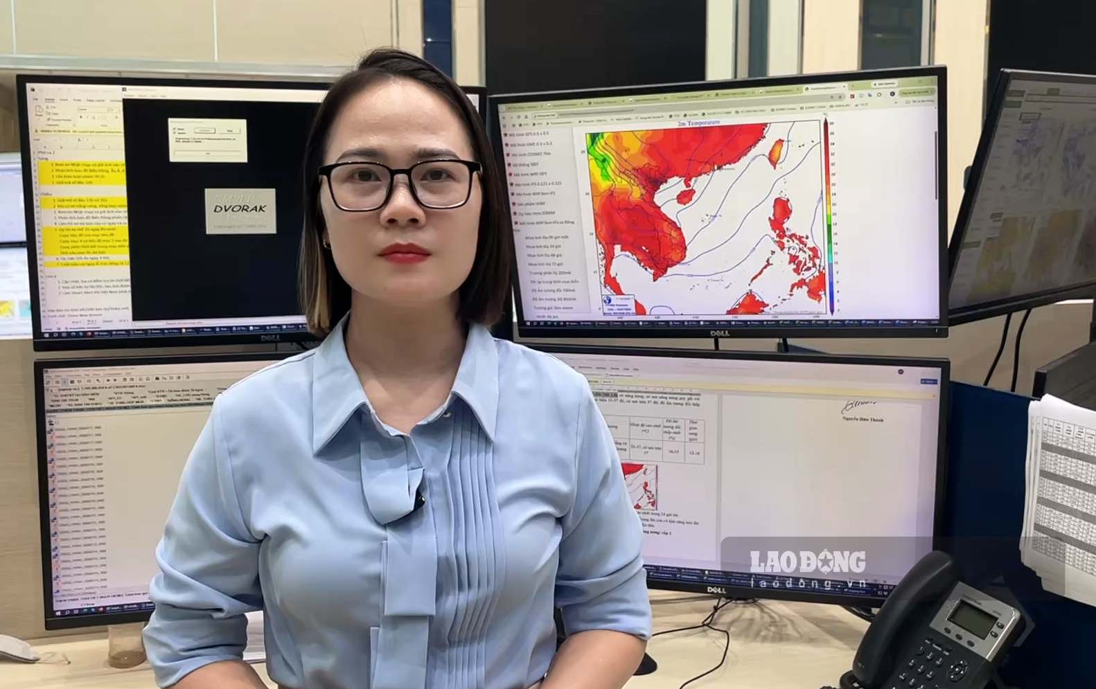 Bà Trần Thị Thúy Nga cho biết, đợt nắng nóng ở Trung Bộ còn kéo dài đến ngày 23.7. Ảnh: Quỳnh Hương