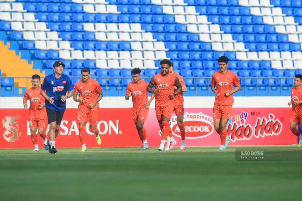 Vietnam national team has an international friendly match against Myanmar before the ASEAN Cup 2026. Photo: Minh Dan