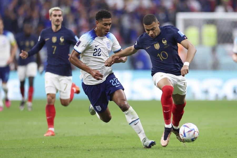 Pháp vs Anh gặp nhau trong trận tranh hạng ba World Cup 2026. Ảnh: Xinhua