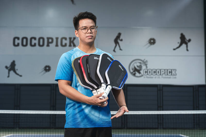 "Super product trio" Zocker pickleball rackets, besides Power One and Aspire Signature. Photo: provided by Zocker
