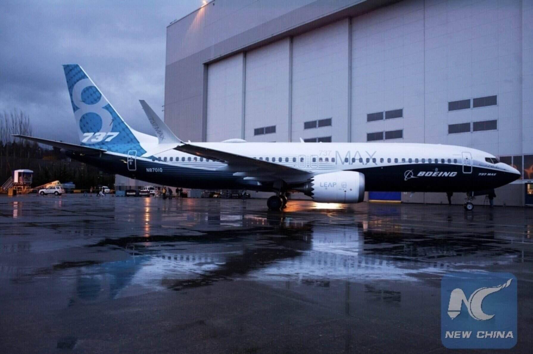 A Boeing 737 Max aircraft. Photo: Xinhua