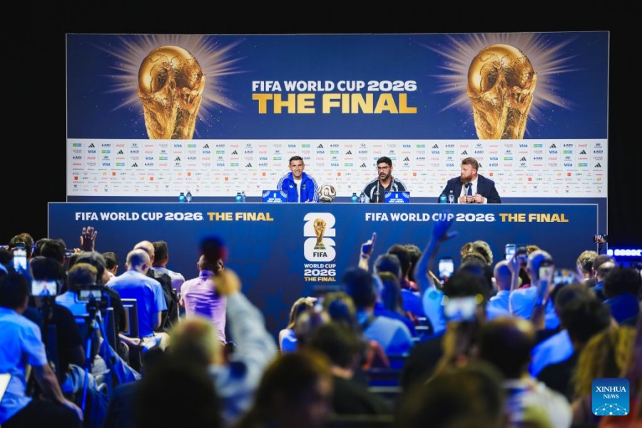 ...và đội tuyển Argentina sẽ có lần đầu tiên đá tại sân MetLife ở World Cup 2026. Ảnh: Xinhua