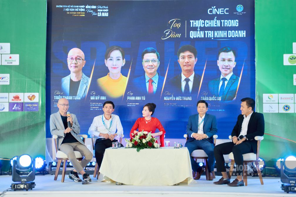 CLB Doanh nghiệp Cà Mau tổ chức toạ đàm kết nối các doanh nghiệp. Ảnh: CLB Doanh nghiệp Cà Mau.