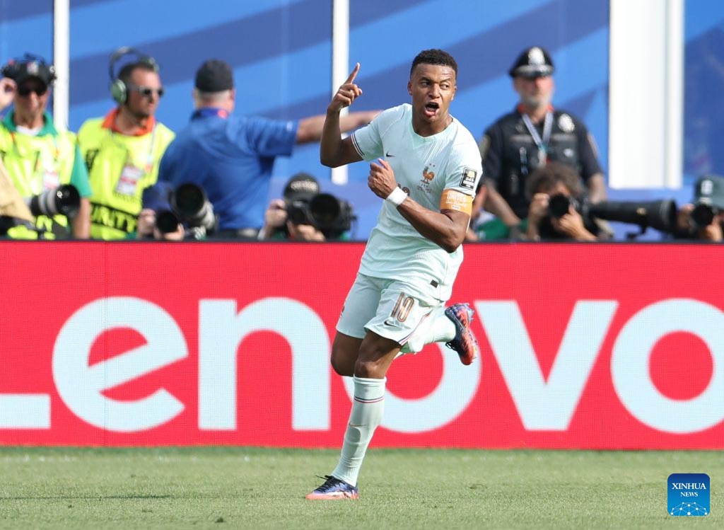 Kylian Mbappe vẫn còn mục tiêu phấn đấu tại World Cup 2026. Ảnh: Xinhua