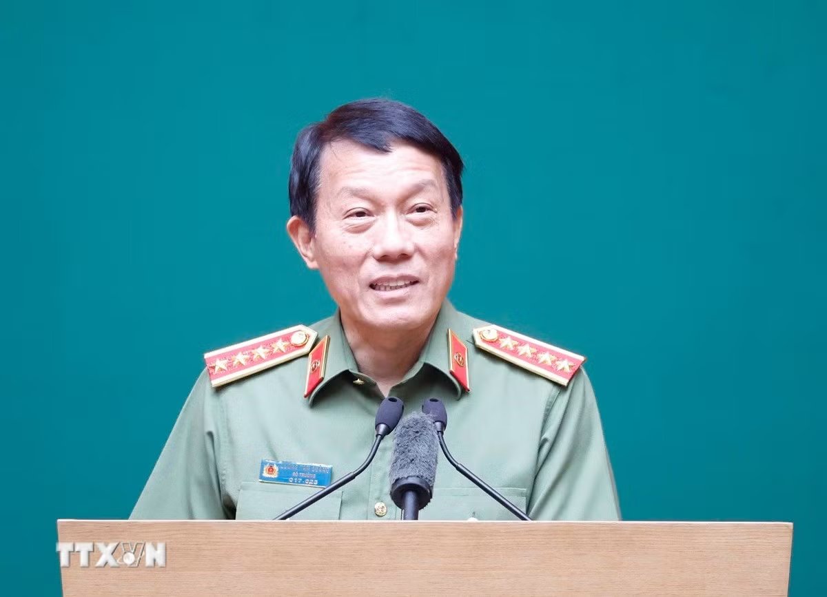 Đại tướng Lương Tam Quang, Ủy viên Bộ Chính trị, Bộ trưởng Bộ Công an. Ảnh: TTXVN