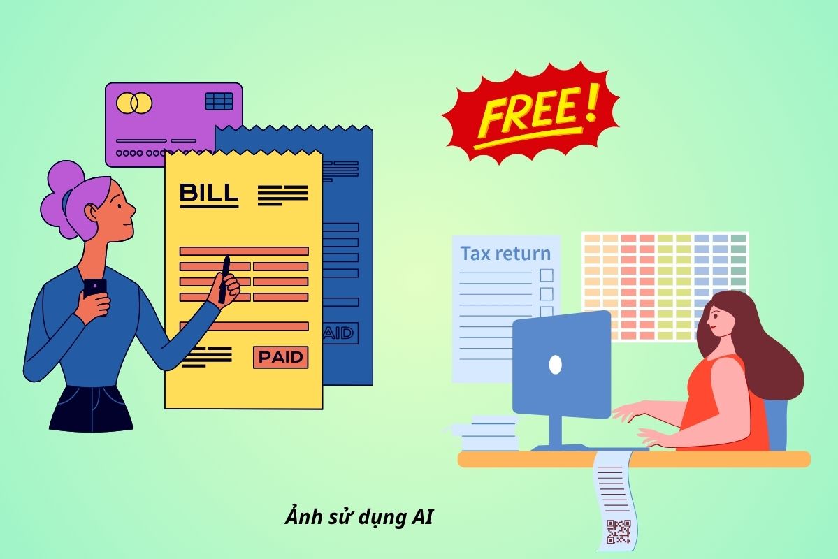 Household businesses are exempt from electronic invoice service for 12 months. Graphics: AI