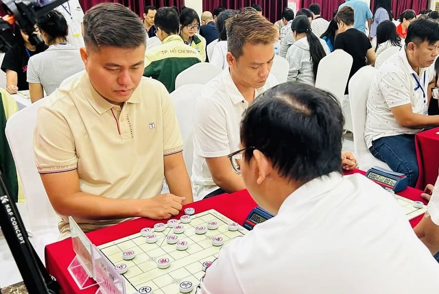 Chess player Lai Ly Huynh is participating in the 2026 National Team Chess Championship. Photo: Thang Long Ky Dao