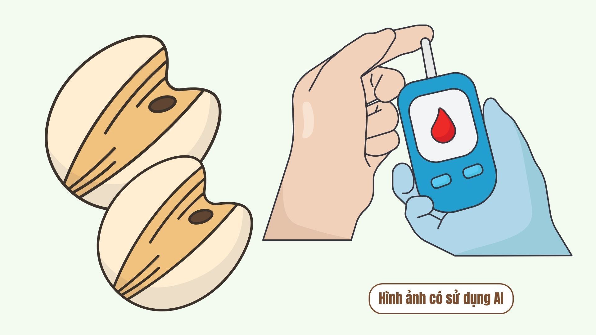 Treating diabetes not only controls blood sugar, prioritizing kidney and vision protection. Photo: AI