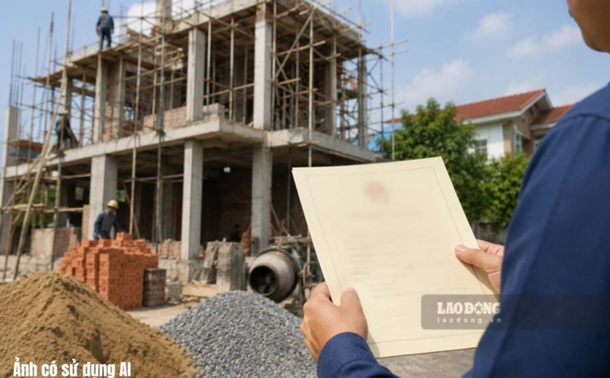 The 2025 Construction Law clearly stipulates the rights of construction permit applicants. Photo: Nhu Ha (Image using AI)