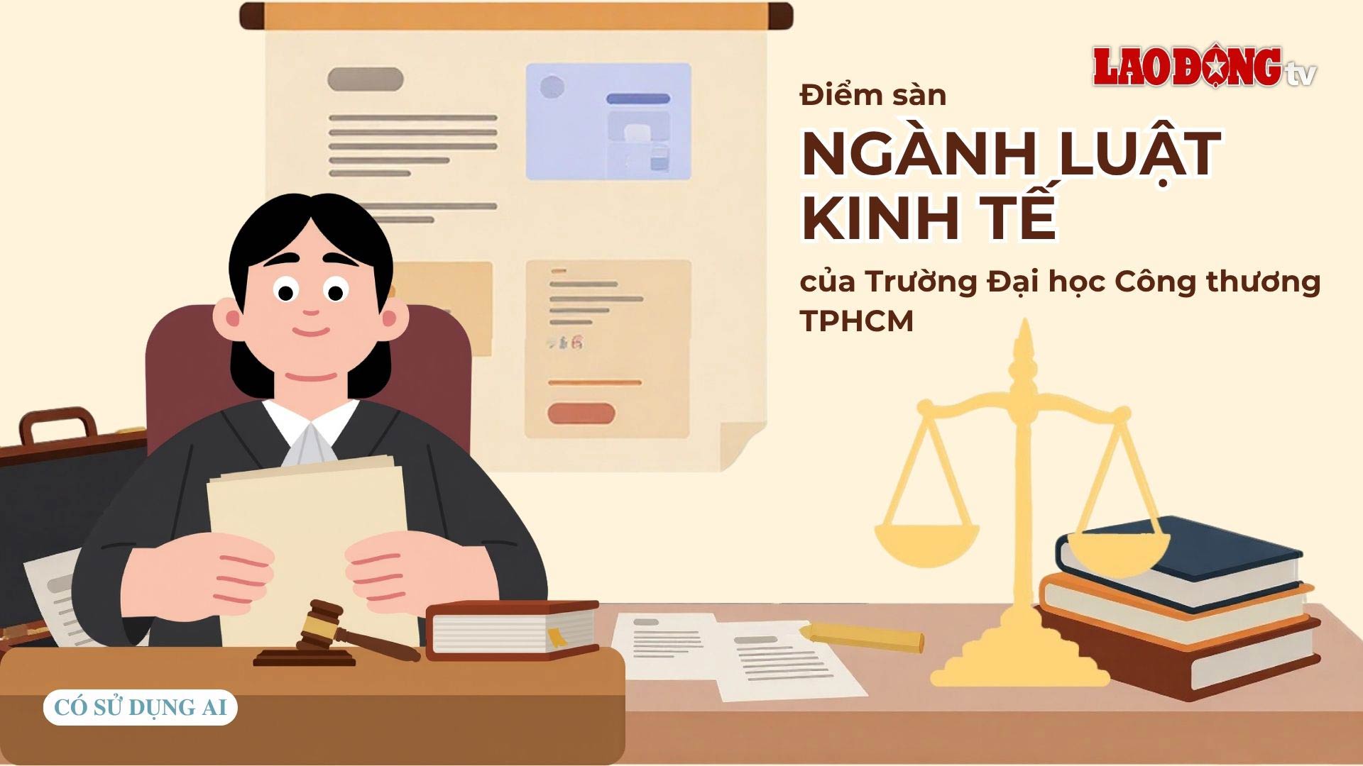 Floor score for Economic Law major of Ho Chi Minh City University of Industry and Trade